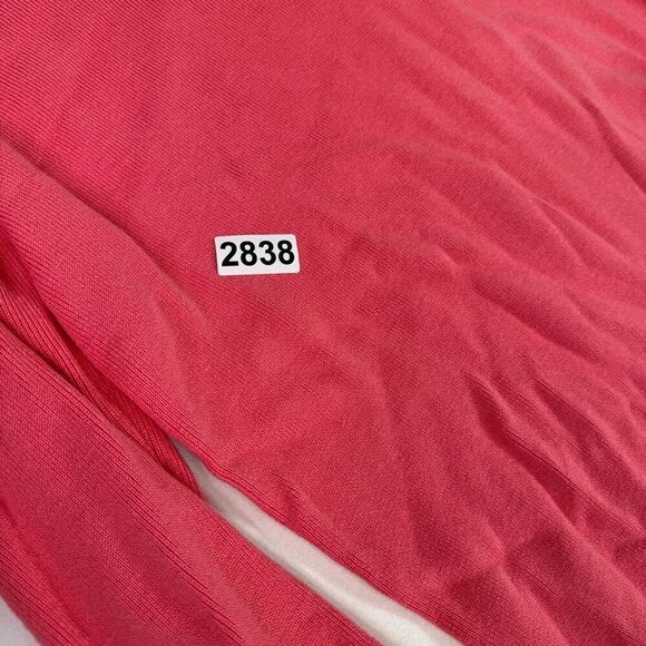 Lord & Taylor Cardigan Sweater Womens 1X Coral Button Up Stretch Cotton Blend - Picture 8 of 10